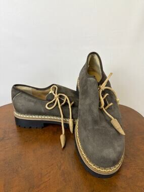 Landhaus Brown Suede Rope Laces Casual Shoes Size 41